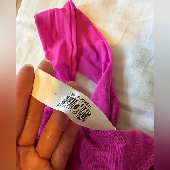 Femme Bustier Top Fuchsia/Pink - Picture 8 of 10